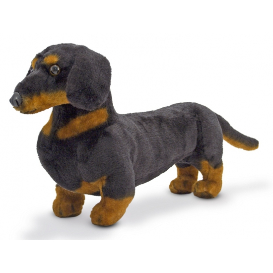 Pluche hond knuffel Teckel 40 cm -