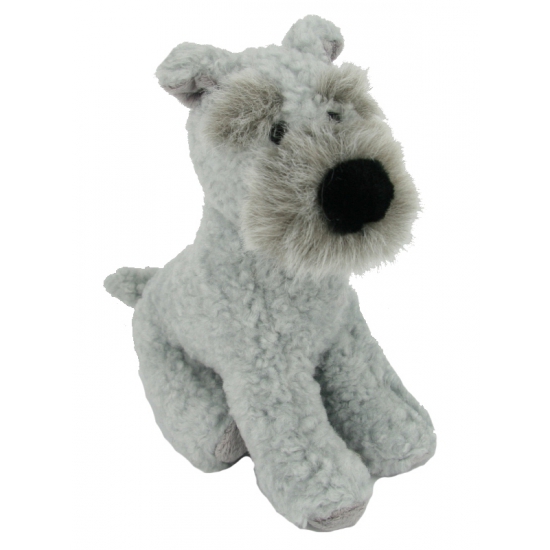 Pluche Terrier knuffel hond 17 cm -