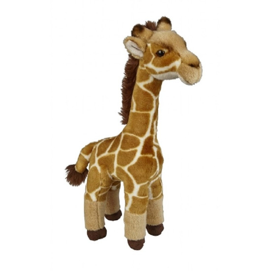 Pluche gevlekte giraffe knuffel - 45 cm - Giraffen safaridieren knuffels -