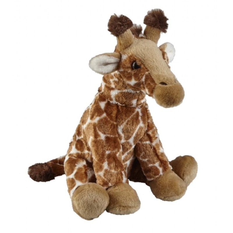 Pluche giraffe knuffel - 30 cm - knuffeldieren - Giraffen safaridieren -