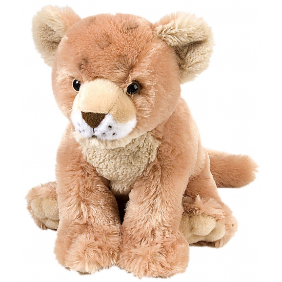 Wild Republic pluche leeuwen welpje knuffel - beige - 30 cm -