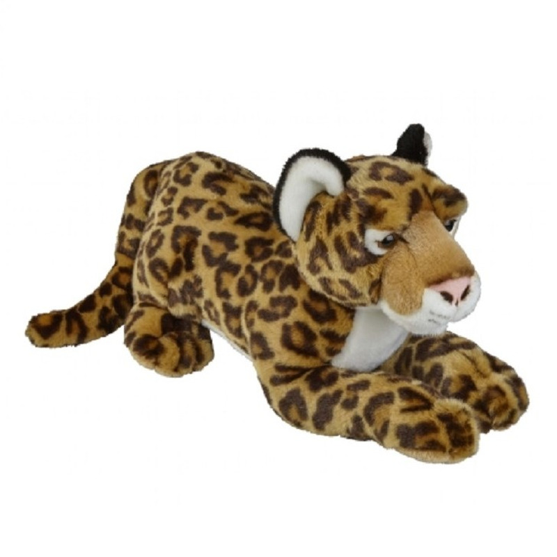 Pluche bruine jaguar/luipaard knuffel 50 cm speelgoed -