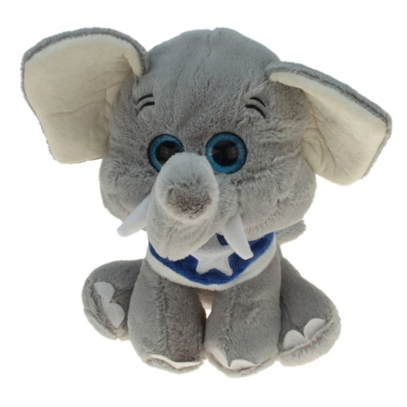 Pluche olifanten dieren knuffel Enno 25 cm -