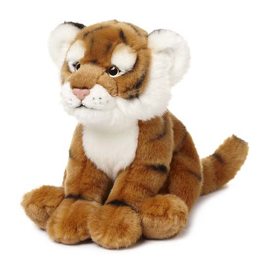 WNF pluche tijger knuffel zittend 23 cm -