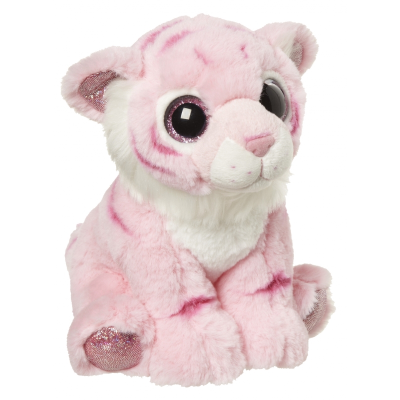 Pluche tijger knuffel 18 cm -