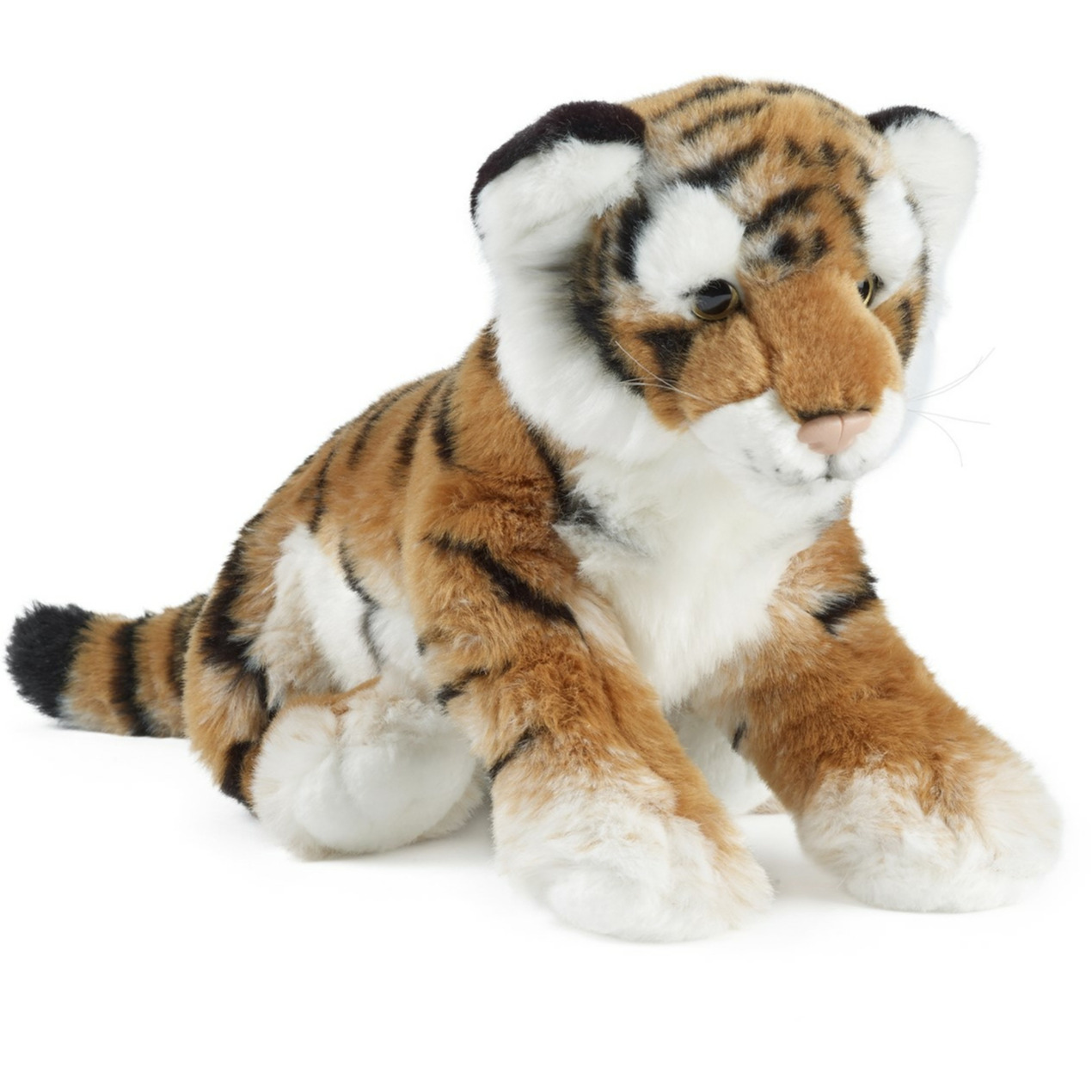 Pluche gestreept tijger welpje knuffel 35 cm -