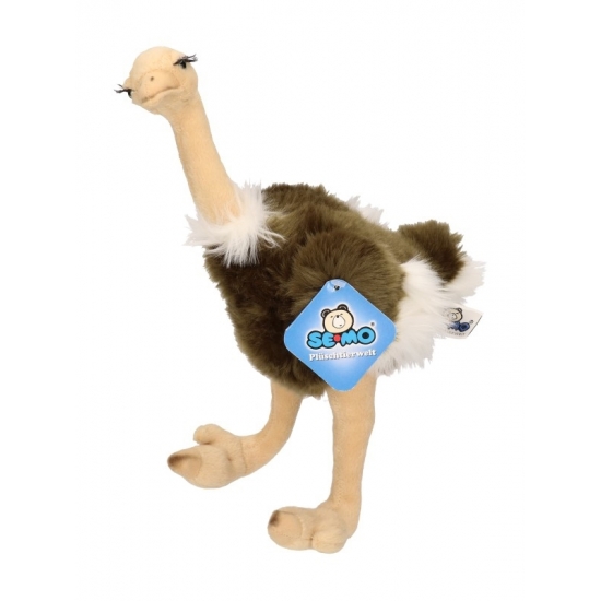 Struisvogel knuffel 30 cm -