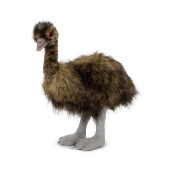 Semo Pluche emoe/struisvogel knuffel - 38 cm - Loopvogel dierenknuffels - knuffeldieren -