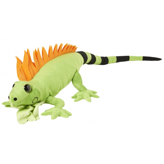 Groene leguaan knuffel 110 cm -