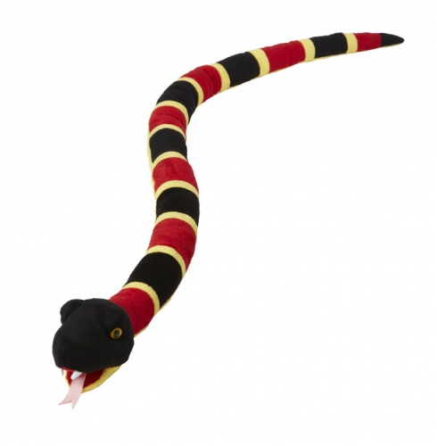 Pluche koraalslang 145 cm -