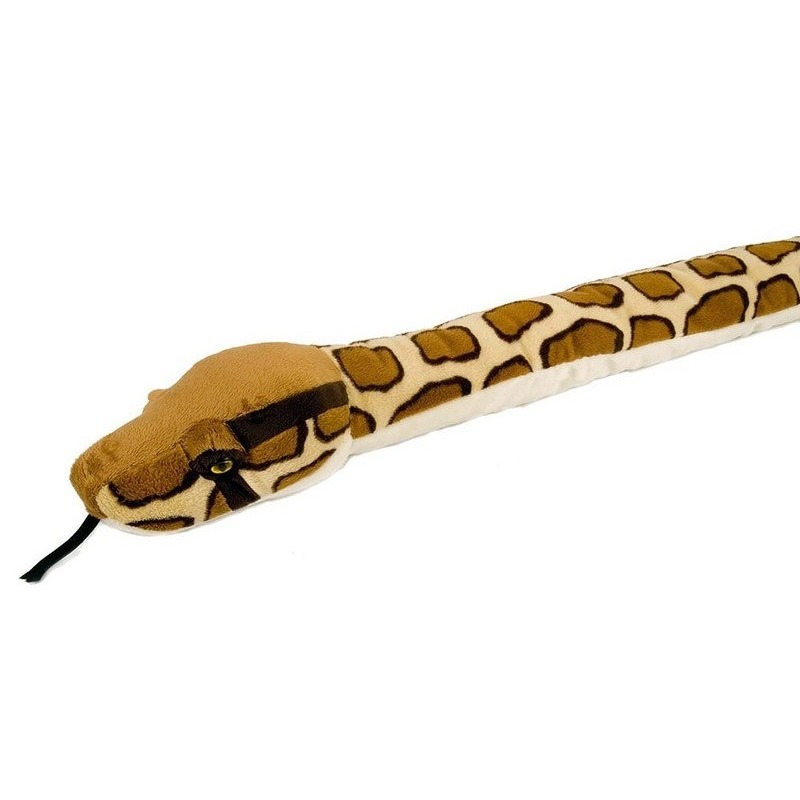 Pluche birmese python slang knuffel 137 cm -