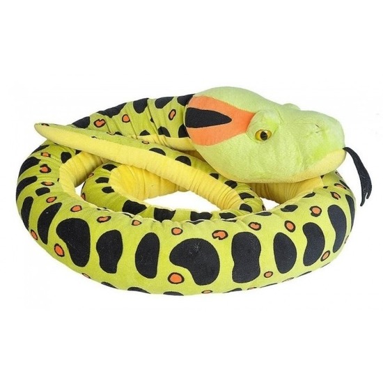 Pluche anaconda slang knuffel 280 cm -