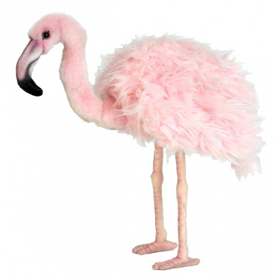 Hansa pluche flamingo knuffel - 38 cm - dieren knuffels -