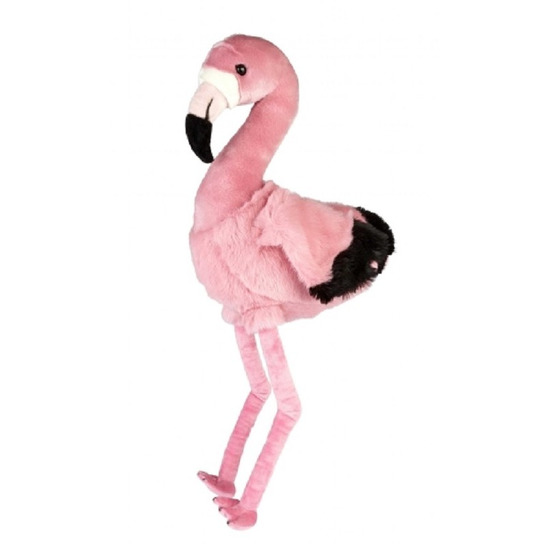 Grote pluche roze flamingo vogel knuffel 74 cm speelgoed -