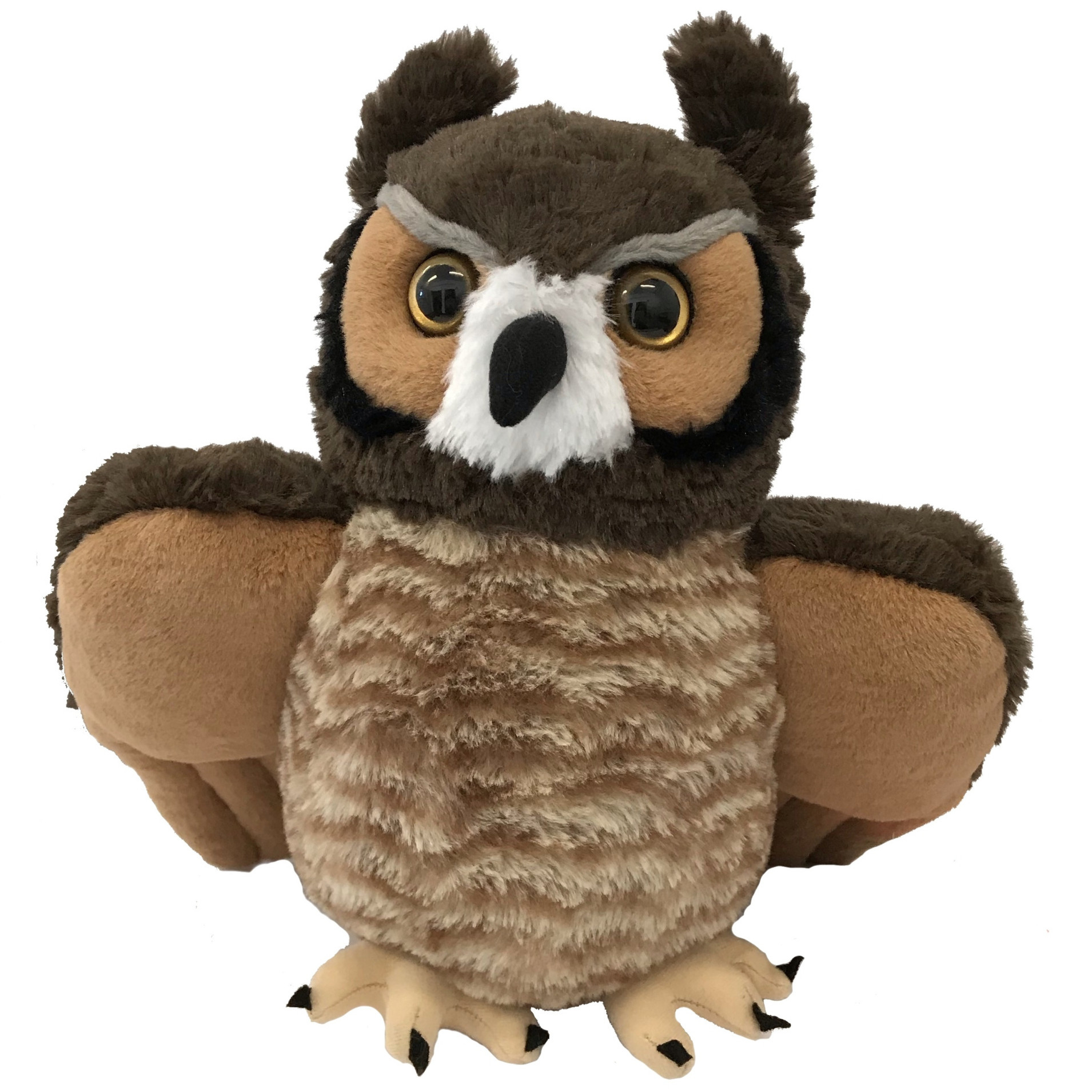 Pluche oehoe uil knuffel 30 cm -