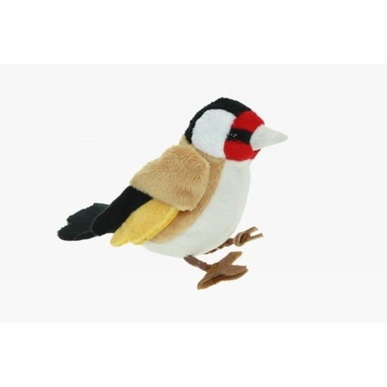 Putter vogel knuffel - pluche - zacht -12 cm - vogels -