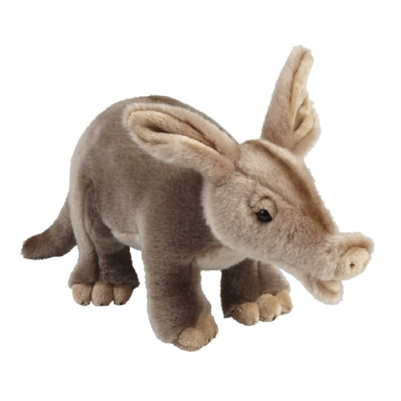 Ravensden pluche aardvarken knuffel - 28 cm - Wilde dieren knuffels - Speelgoed -