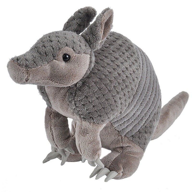 Wild Republic pluche gordeldier knuffel - 35 cm - Gordeldieren knuffels - Speelgoed voor kinderen -