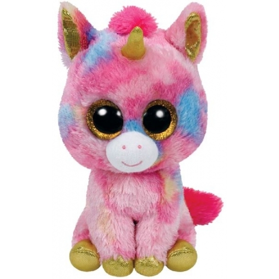 Pluche Ty Beanie eenhoorn Fantasia 42 cm -