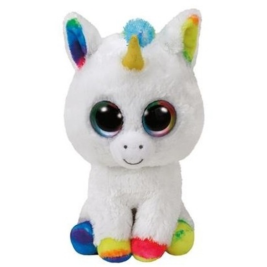Pluche eenhoorn Ty Beanie knuffel Pixy 24 cm -