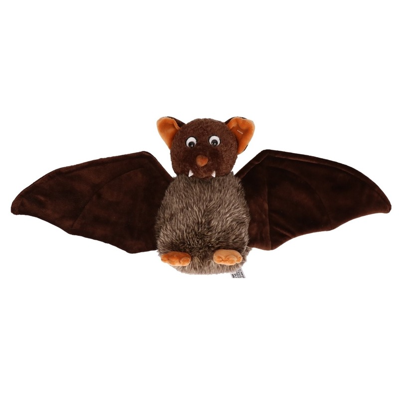 Pluche vleermuis knuffel 18 cm -