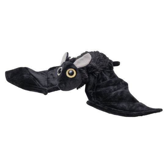 Zwarte pluche vleermuis knuffel 55 cm -
