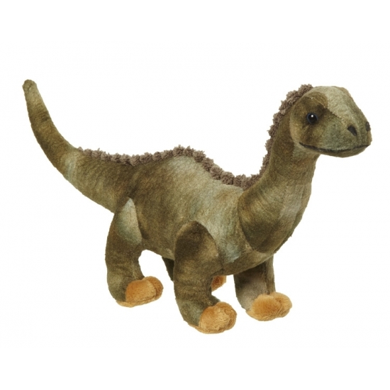 Pluche Diplodocus dino knuffel - 32 cm - dinosaurier / dinosaurus knuffel - groen -