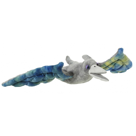 Nature Planet Pterosaurus dinosaurus pluche knuffel - 48 cm - speelgoed dinosaurussen knuffels -