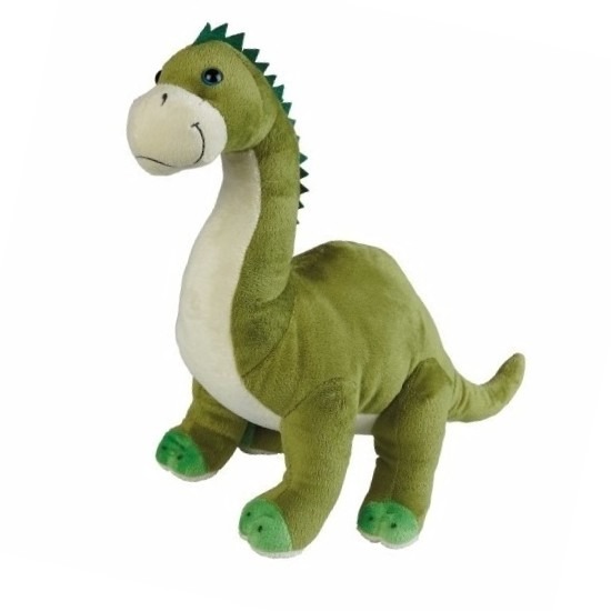 Dinosaurus Brontosaurus knuffeldiertje 30 cm -