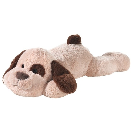 Grote bruine pluche hond knuffel 120 cm -