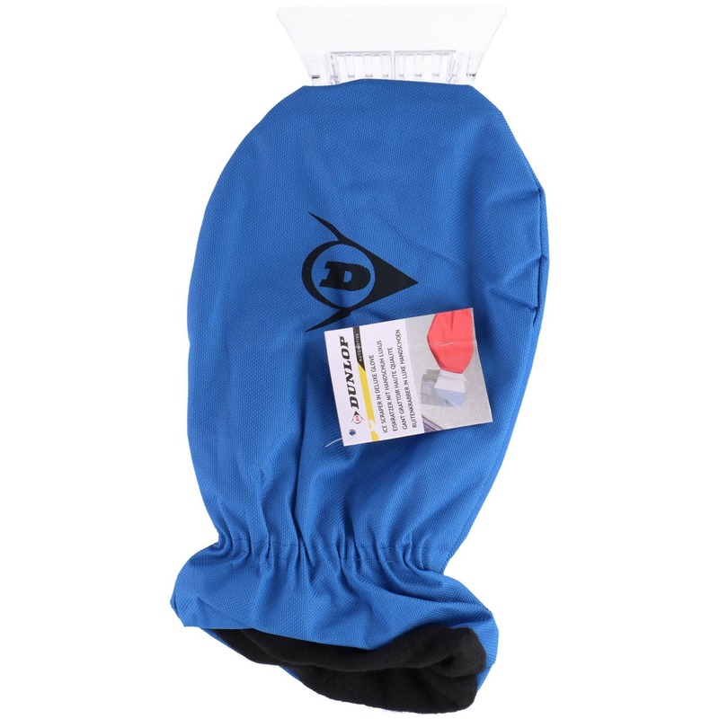 1x IJskrabbers met warme handschoen blauw 35 cm -