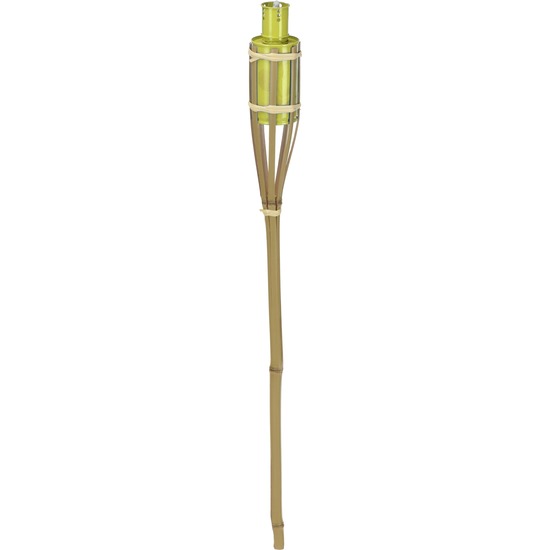 Bamboe tuinfakkel geel 65 cm -