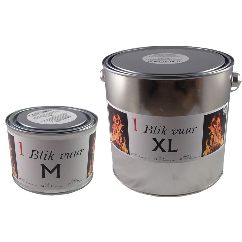 2x Tuinfakkels vuur verlichting blik 7,5 en 15 cm 4/12 branduren -