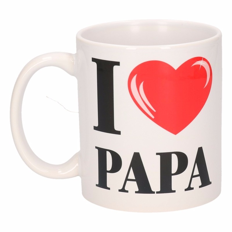 I Love Papa beker / mok 300 ml -