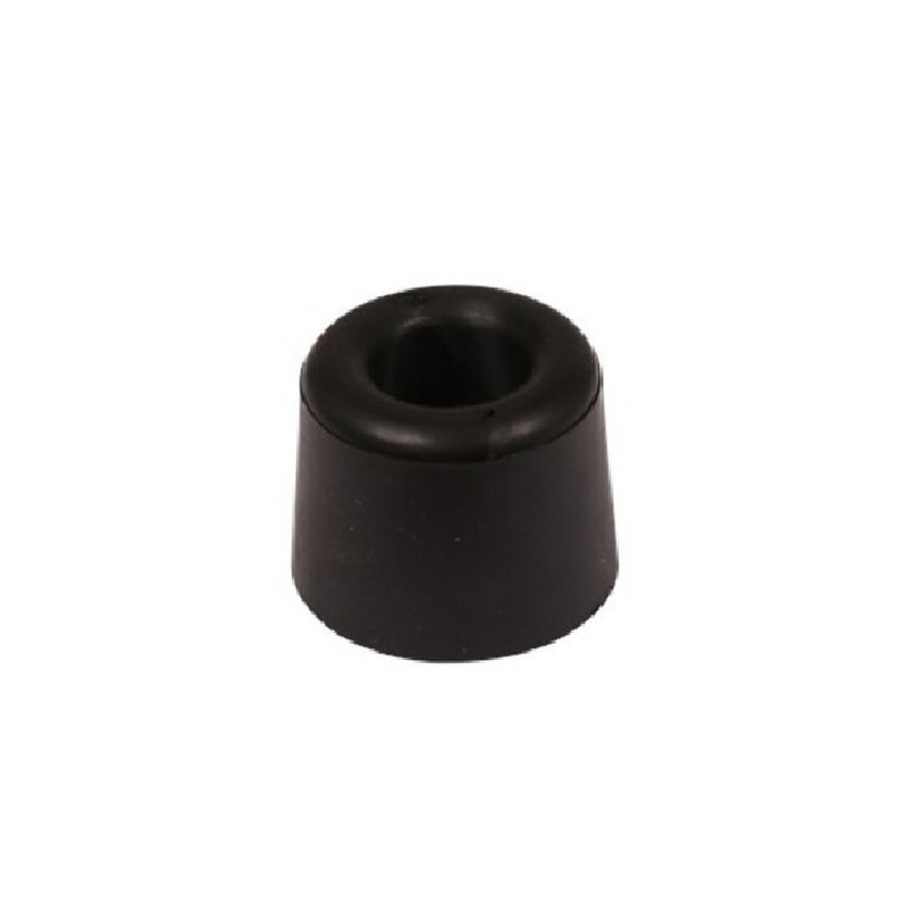 Deurbuffer / deurstopper zwart rubber 35 x 30 mm -