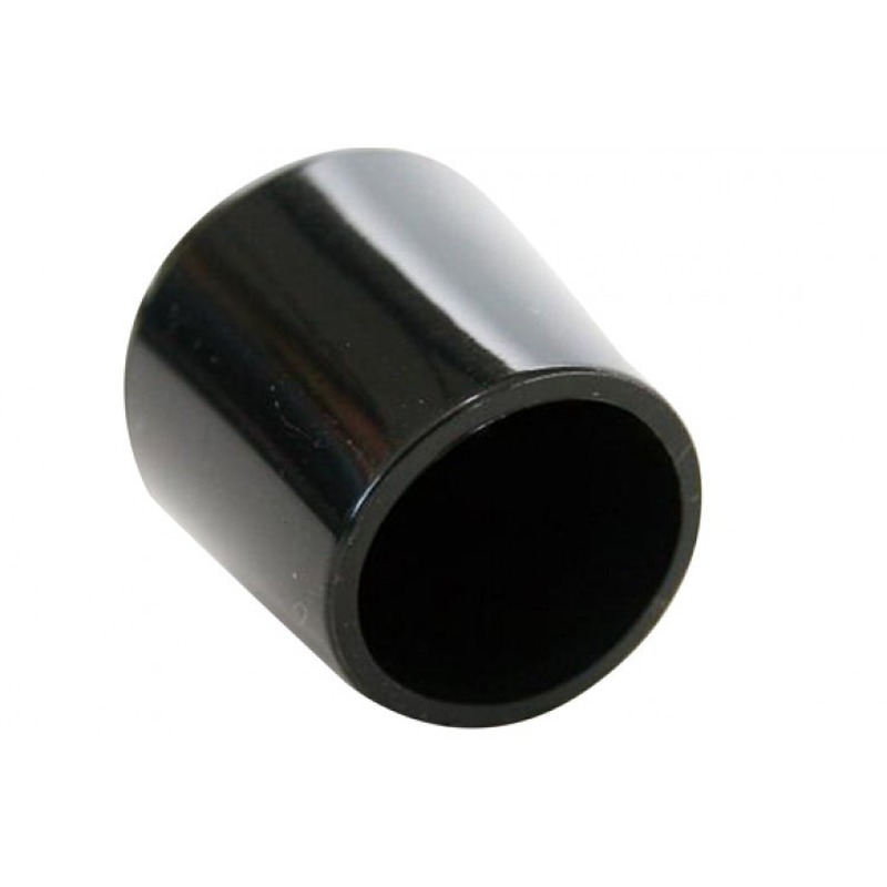 Stoelpoot doppen zwart 28 mm 4x -