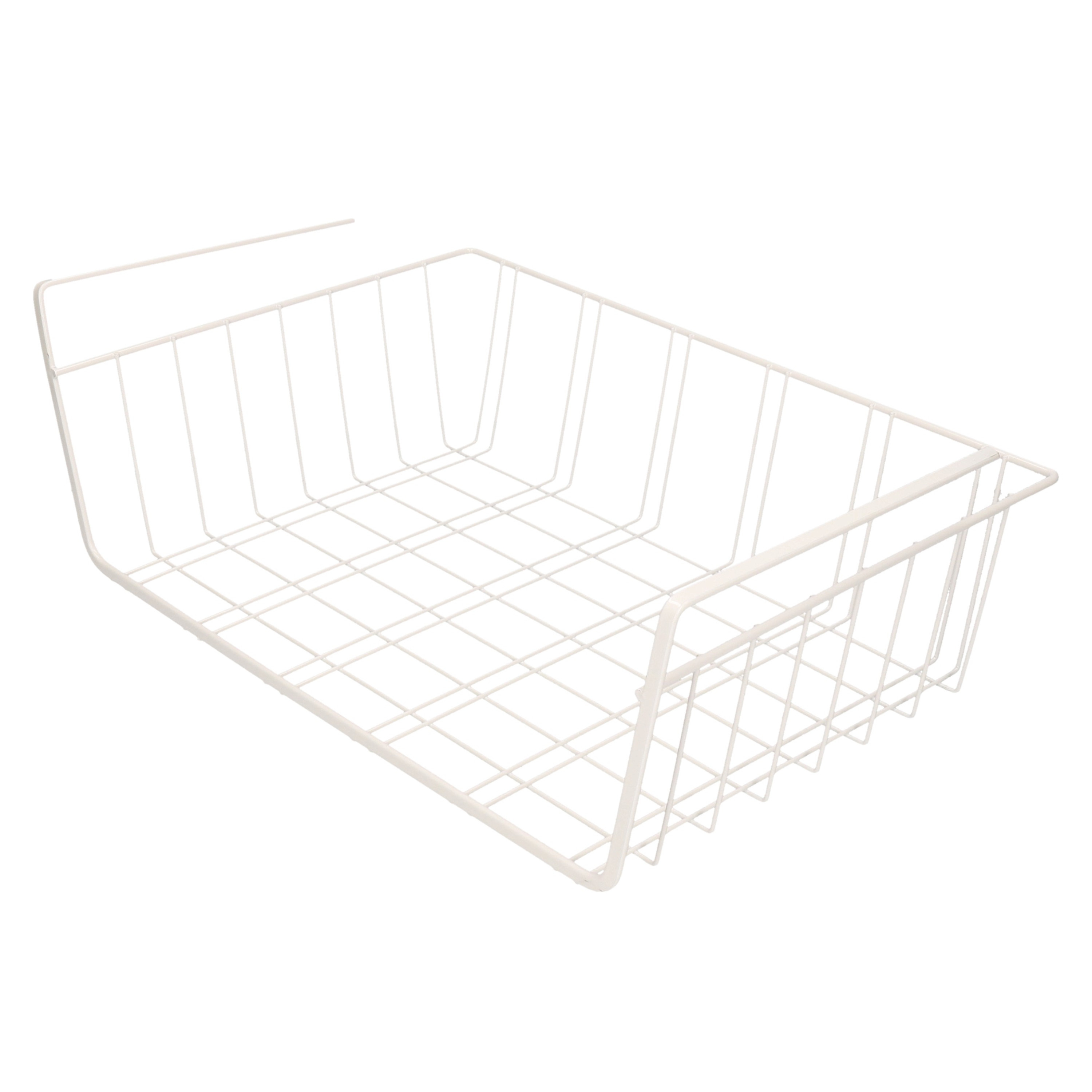 Opberg/opruim hangmandje/kastmandje - metaal - 40x27x14 cm -