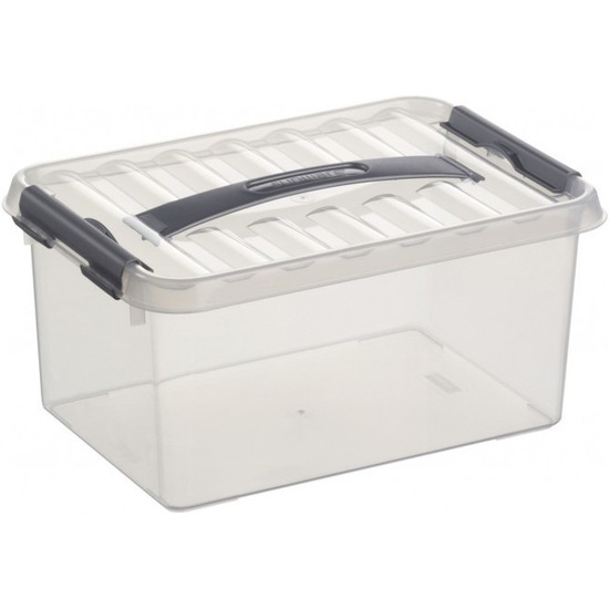Opberg box/opbergdoos 6 liter 30 x 20 x 14 cm kunststof -