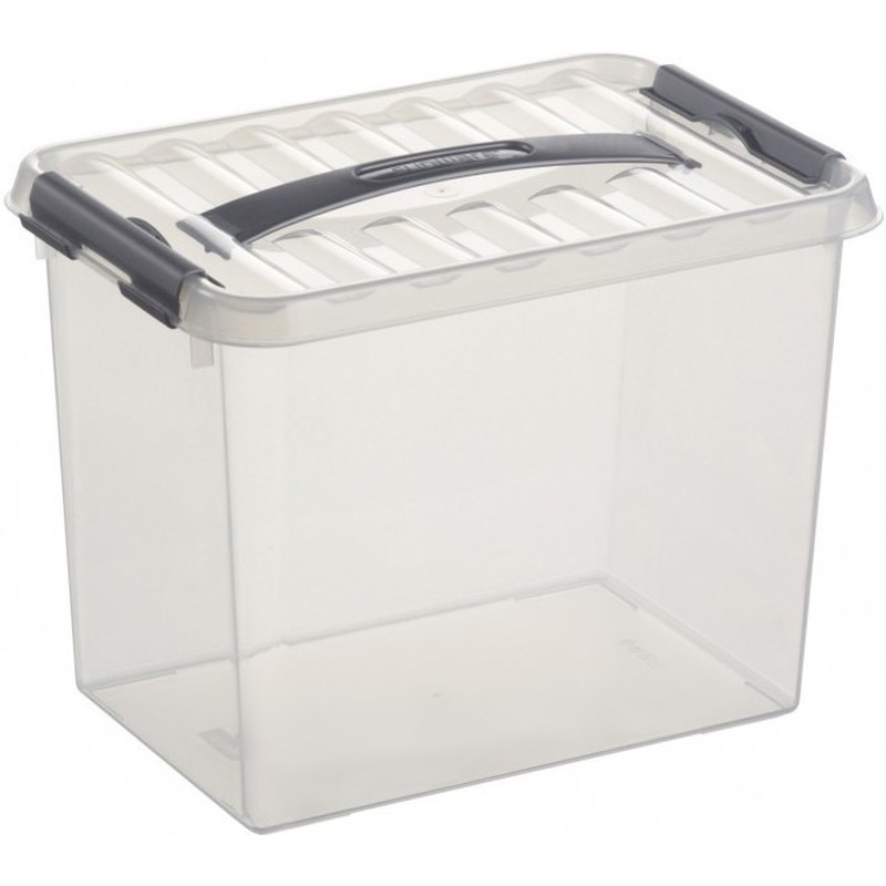 Opberg box/opbergdoos 9 liter 30 x 20 x 22 cm kunststof -