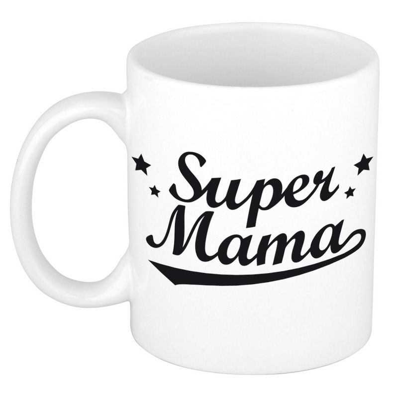 Super mama mok / beker voor Moederdag 300 ml -