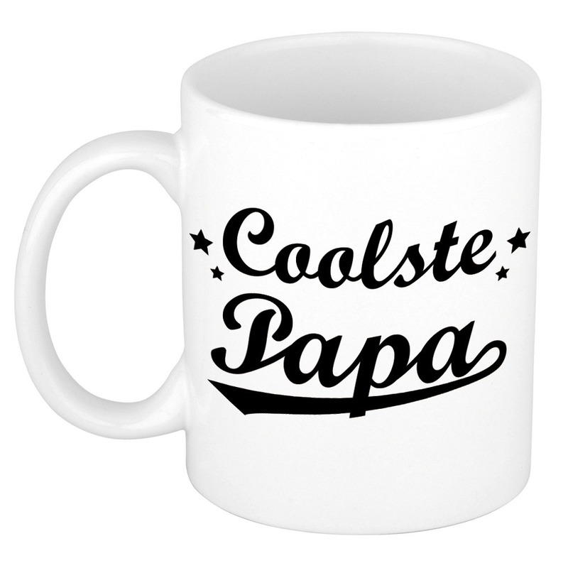 Coolste papa mok / beker voor Vaderdag 300 ml -