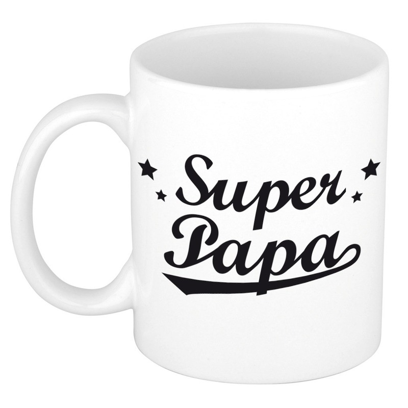 Super papa mok / beker voor Vaderdag 300 ml -