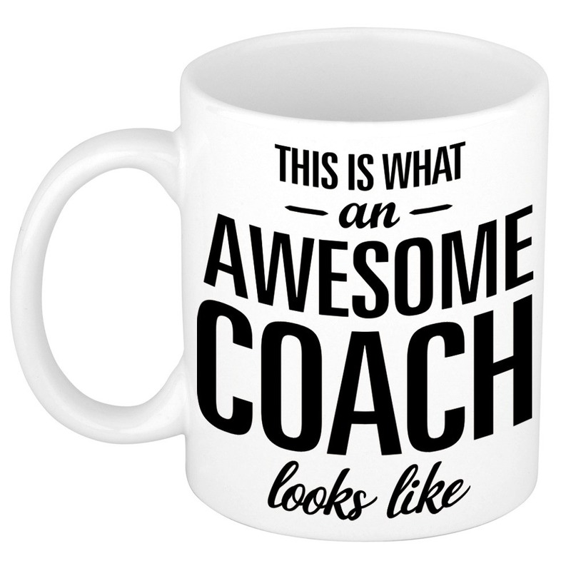 Awesome coach cadeau mok / beker 300 ml -