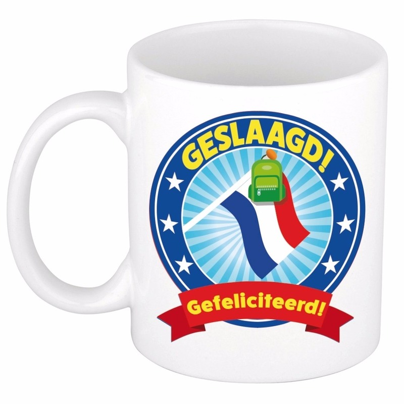 Geslaagd kado beker / mok 300 ml -