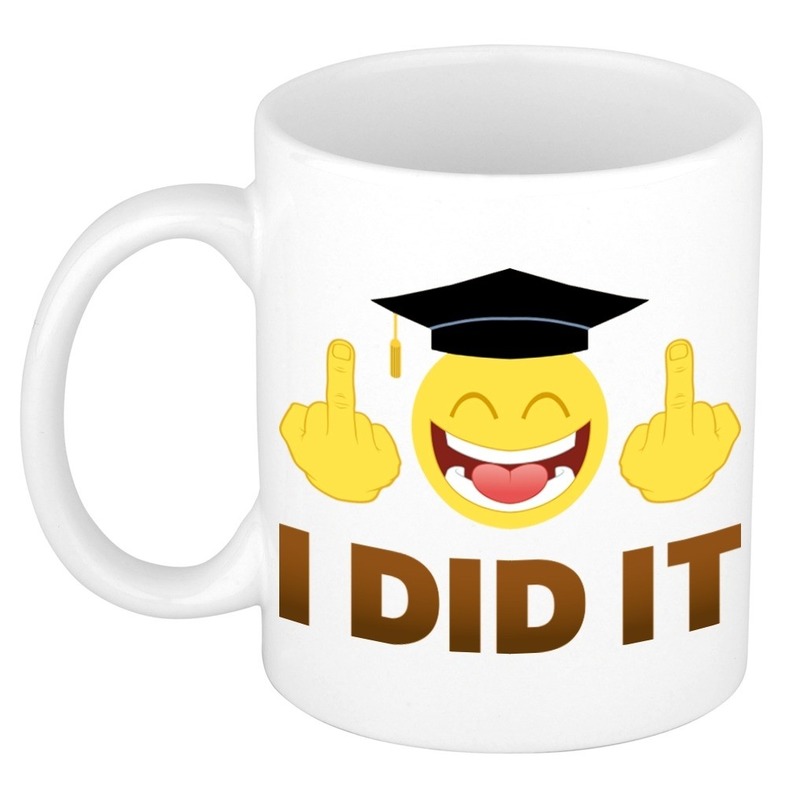 Geslaagd cadeau mok / beker I did it 300 ml -