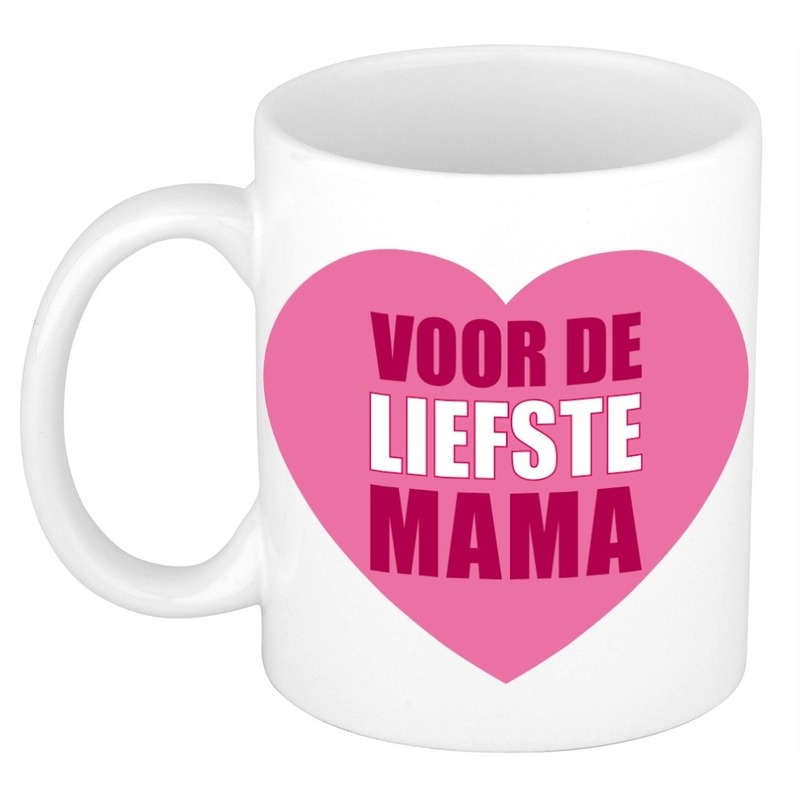 Moederdag mok / beker voor de liefste mama 300 ml -
