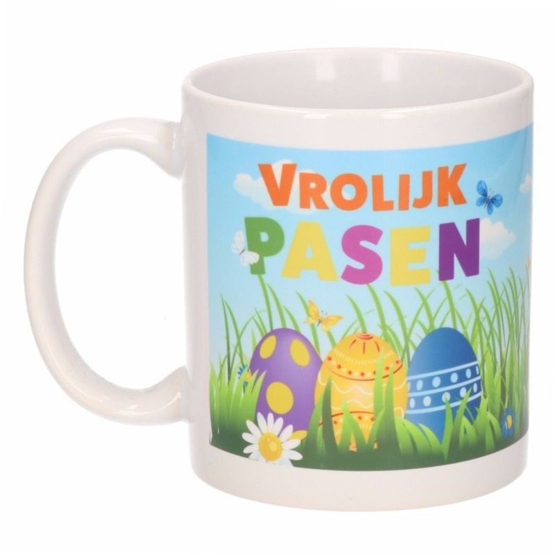 Pasen thema mok / beker 300 ml -