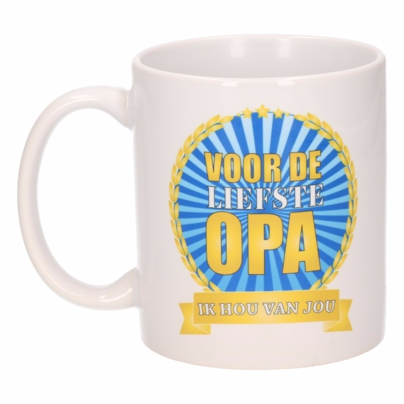 Voor de liefste opa mok / beker 300 ml -
