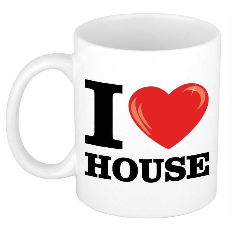 I Love House beker/ mok 300 ml -