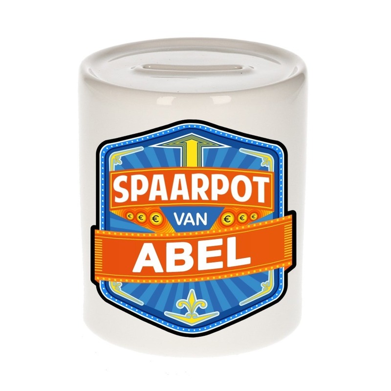 Kinder spaarpot voor Abel -